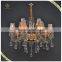 Comtemporary Large Crystal Chandelier Pendant Light, Hanging Candle Light LED Chandelier with Changing Color