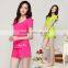 Summer Sport Pajamas Cotton Pyjamas For Women Pyjama Homme Lounge Sleepwear Nightwear 2pcs Sets T-shirt & Shorts Pants