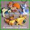 Wholesale Pokeball Figures PVC Keychains Keyring with cheap price