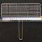 crimped BBQ wire mesh/small size BBQ grill mesh with handle/stainless steel BBQ mesh