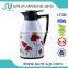 Unique Square Shape Flower Pattern Glass Thermos Tea Pot (JGHH)