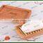 Eco friendly pine wood customized cheap unfished wooden soap case for bathroom