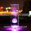 Light base 3d laser engraving crystal birthday gifts