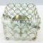 round crystal tea light candle holder