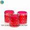 Unique Green Shape Glass Candlestick For Decoration/Modern Wedding Candle Holders Glass/ Green Colored Glass Candle Holder Cup