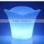 Rechargeable colorful led large wine ice bucket