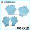 New arrival SGS transparent three colors three size silicone swim fin,silicone swim gloves