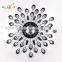 Metal wall digital clock with eye and mirror