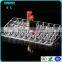 Factory wholesale glam clear acrylic 10 hole lipstick case holder