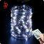 home decoration holiday christmas light sets remote control dimming flashing waterproof IP68 energy saving light string