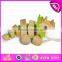 2015 Promotional toy Funny Kids Pull line dog toys,Wooden children pull string toy,High quality wooden pull animal toy W05B100