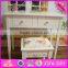 2016 wholesale antique bedroom solid wooden children vanity set W08G188