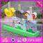 2016 new design educational animals wooden stacking toys for toddlers W13D126