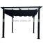 3x3m Outdoor Square Easily Assembled Metal Pergola Gazebo