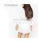 White Kaftan Designs Contrast Printed Lapel Beach Cover Up Kaftan HSD1324