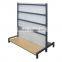 Acrylic island gondola shelving