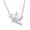 Wholesale High Quality Brass Gold-Tone Papercranes Design Charm Fashion Necklace