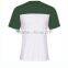 140gsm jersey men's custom t shirt with double color pieces stitching