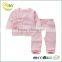 Wholesale 100% cotton plain unisex babies clothing sets