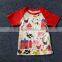 Wholesale Boy Raglan t Shirt Short Sleeve Top Dinosaur Camo Fish Kid Clothing