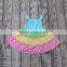 Yawoo wholesale designs quatrefoil flutter sleeve patchwork dress cotton frocks for teenage girls