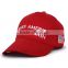 Embroidery Donald Trump Hat Make America Great Again 2016 Adjustable Mesh/ Cotton Daddy Dad Baseball Cap