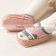 B40967A Wholesale baby prewalker shoes floor socks