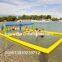 beach inflatable water game,volleyball field,inflatable water volleyball court for sale