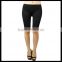 Seamless Solid Stretch Shorts Spandex Leggings Yoga Biker Exercise black color