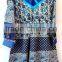 Bohemian long vintage dress cotton gauze gypsy hippies boho dress animal Elephant peacock camel print gypsian full sleeves dress
