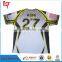 Lastest baseball t-shirt design 2016 Sublimation custom baseball tops/jersey