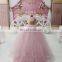 Fancy New Design Pink Dreamlike Tulle Tutu Table Skirt