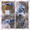 Aidocrystal elegance blue artificial flower crown fascinators, wedding party tiaras for women