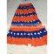 Women's Designer Handmade Cotton Printed Orange Skirt girls wear long Dress party Wear