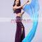 Mixed colorful silk belly dance fan veil for kids and adult with size 1m and 1.5m and 1.8m P-9023#