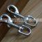 wholesale high quality metal spring snap hook for belts.dog leash snap hook with custom design
