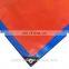 Blue And Orange Waterproof Woven Tarpaulin Fabric PE Plastic Tarpaulin Sheet
