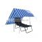 Sun shade tent colorful folding striped beach tent