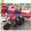 wheat rice reaper paddy harvetser thresher machine with grain packing machine