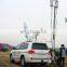 telescopic flexible antenna communication lighting mast 18m strong