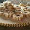 CNC machining cast nylon plastic machining gear,sheave,pulley parts