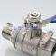 High quality Type Two Ball valve Stainless steel DN40/DN50 1-1/4" 2 inch male to female thread SS304 316 2 way Ball Valve