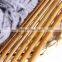 Yarn Craftsman cheap price anti slip bamboo crochet knitting needle set for hand knitting sweater manufacture