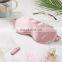 100% Mulberry Silk Eye Mask Luxury Pink Black Eye Mask Blindfold Mask Eye With Gift Boxes