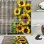 i@home sunflower 3D digital print waterproof polyester shower curtain for bathroom