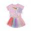 Baby Girls Clothing Set 2pcs High Quality Casual Unicorn Clothes