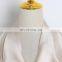 Elegant Bowknot Chiffon Halter V Neck Sleeveless Slim Sexy Party Shirt For Women