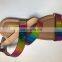 Cheap Price Summer Beach Girls Flat Sandals Rainbow Color US Size Slipper Womens Sandal