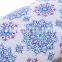 Factory Supply Waterproof Durable Blue Comfort Classics Flower Screen Printing Outdoor Pillows With Jute Fringes