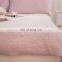 Bedspread Coverlet Set Charcoal Comforter Oversized pink color Quilt Set /bedding bed sheets sets